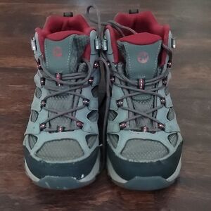 Merrell Kids Trail Sneakers - Gray and Red